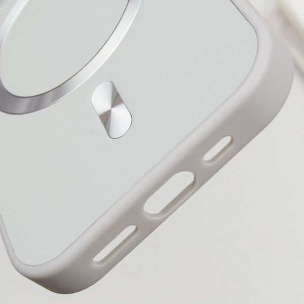 Шкіряний чохол SnapCase with MagSafe для Apple iPhone 14 Pro (6.1") Grey 328996 фото