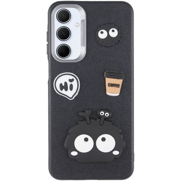 Чохол TPU Leather Toys для Samsung Galaxy A25 5G Monster / Black 346433 фото