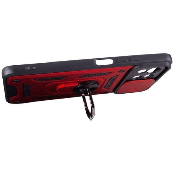 Чохол Ummi Camshield Serge Ring для Xiaomi Mi 11 Lite Червоний 390739 фото