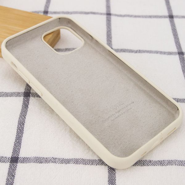 Чохол Silicone Case Full Protective (AA) для Apple iPhone 15 (6.1") Бежевий / Antigue White 276373 фото