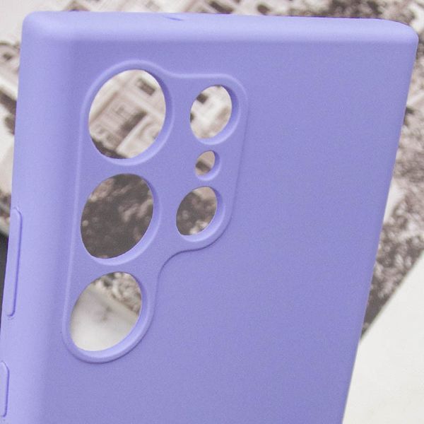 Чохол Silicone Cover Lakshmi Full Camera (AAA) для Samsung Galaxy S24 Ultra Бузковий / Dasheen 286922 фото