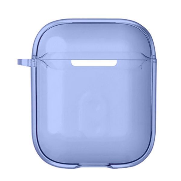 Футляр TPU Colorful для навушників Airpods 1/2 Blue 380100 фото