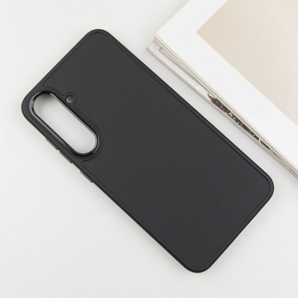 TPU чохол Bonbon Metal Style для Samsung Galaxy S24+ Чорний / Black 284992 фото