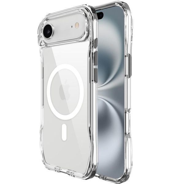 Чохол TPU Space Octagon with MagSafe для Apple iPhone 17 Air (6.5") Clear 403415 фото
