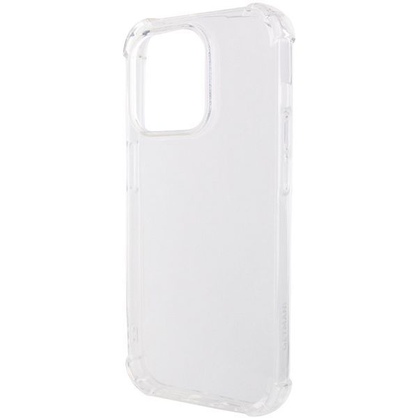 TPU чохол GETMAN Ease logo посилені кути для Apple iPhone 16 Pro (6.3") Безбарвний (прозорий) 317530 фото