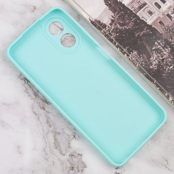 Силіконовий чохол Candy Full Camera для Oppo A38 / A18 Бірюзовий / Turquoise 286340 фото