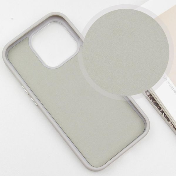 Шкіряний чохол SnapCase with MagSafe для Apple iPhone 14 Pro (6.1") Grey 328996 фото