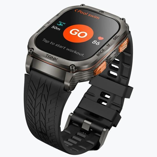Розумний годинник M3 ULTRA SE TANK M3 ULTRA SE BLK KOSPET 390070 фото