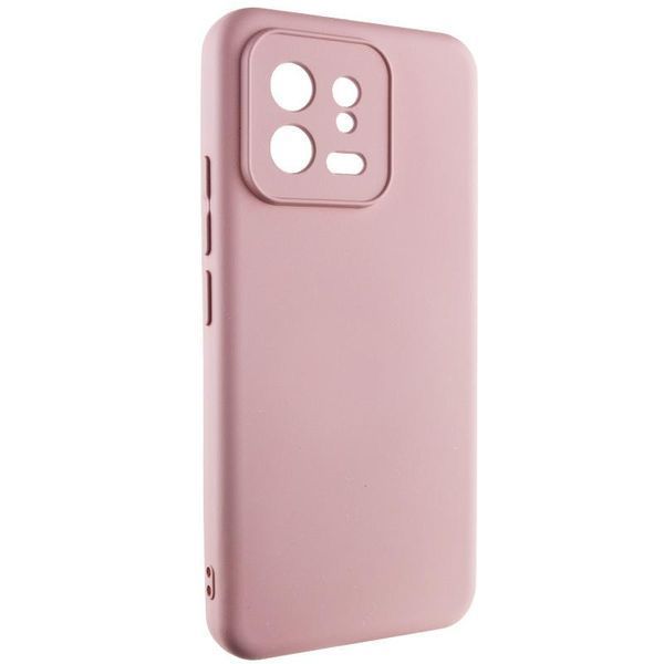 Чохол TPU GETMAN Liquid Silk Full Camera для Xiaomi 13 Рожевий / Pink Sand 397743 фото