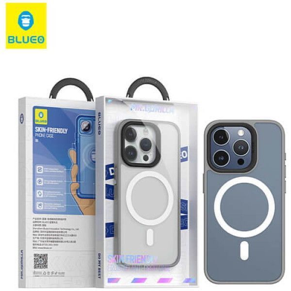 Чохол-накладка iPhone 15 Pro Max Blueo Frosted Anti-Drop Case with MagSafe (BK5934-I15PMGR) Grey 277842 фото