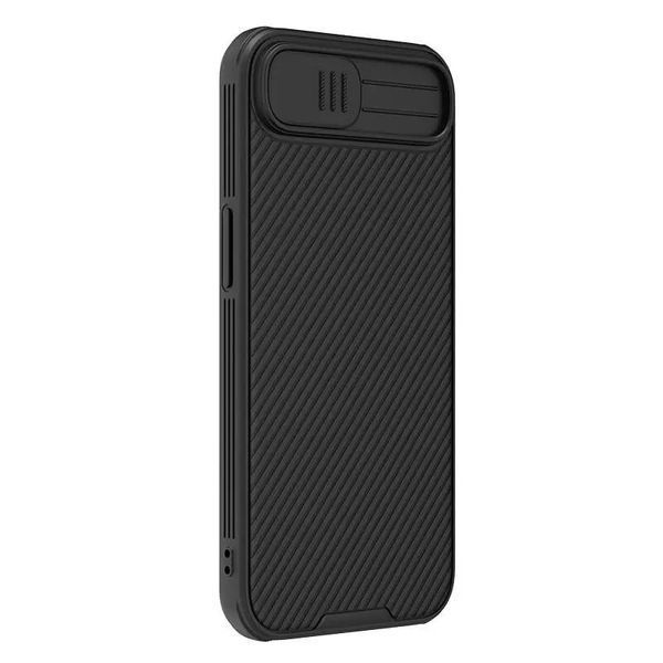 Карбонова накладка Nillkin CamShield Pro для Apple iPhone 16e (6.1") Black 361259 фото