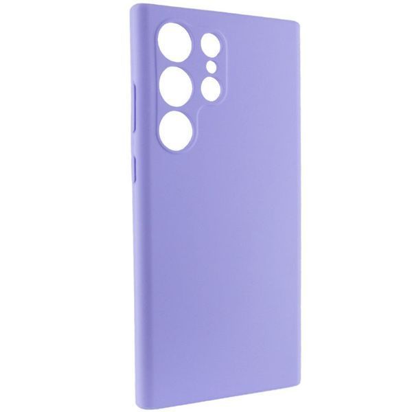 Чохол Silicone Cover Lakshmi Full Camera (AAA) для Samsung Galaxy S24 Ultra Бузковий / Dasheen 286922 фото