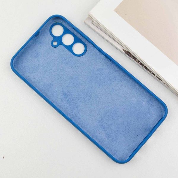 Чохол TPU GETMAN Liquid Silk Full Camera для Samsung Galaxy A05s Синій / Navy Blue 357028 фото