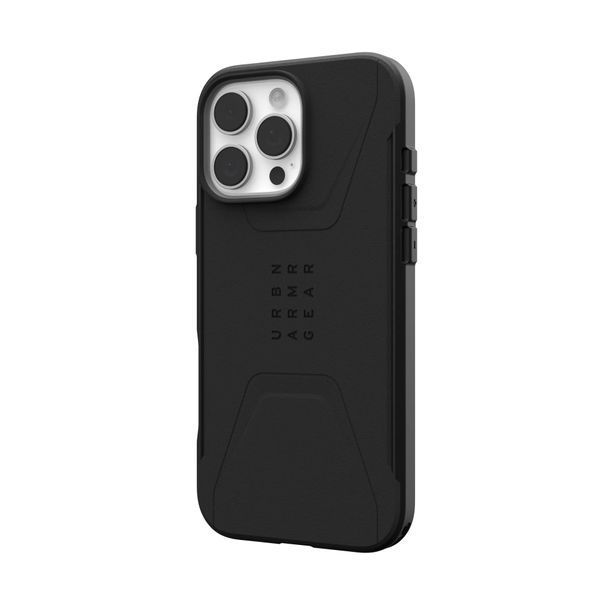 Чохол UAG для iPhone 16 Pro Max, Civilian Magsafe, Black (114445114040) 361685 фото