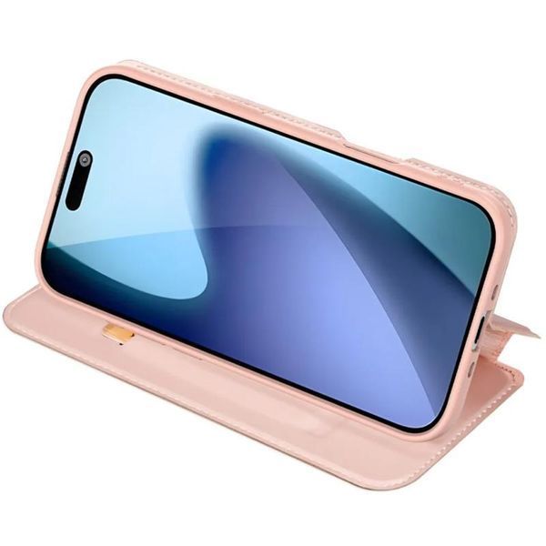 Чохол-книжка Dux Ducis з кишенею для візиток для Apple iPhone 17 Pro (6.3") Rose Gold 393984 фото