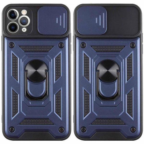 Чохол Ummi Camshield Serge Ring для Apple iPhone 11 Pro Max (6.5") Синій 390689 фото