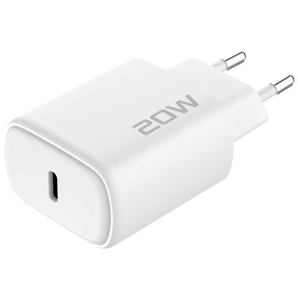Зарядний Пристрій Proove Silicone Power 2 20W (Type-C) + Cable Type-C to Lightning (1m) (WCSP22010001) black 380658 фото