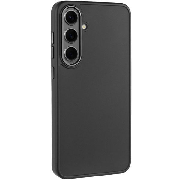 TPU чохол Bonbon Metal Style для Samsung Galaxy S24+ Чорний / Black 284992 фото