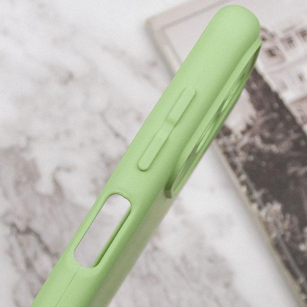 Чохол TPU GETMAN Liquid Silk Full Camera для Samsung Galaxy M33 5G Зелений / Pistachio 397563 фото