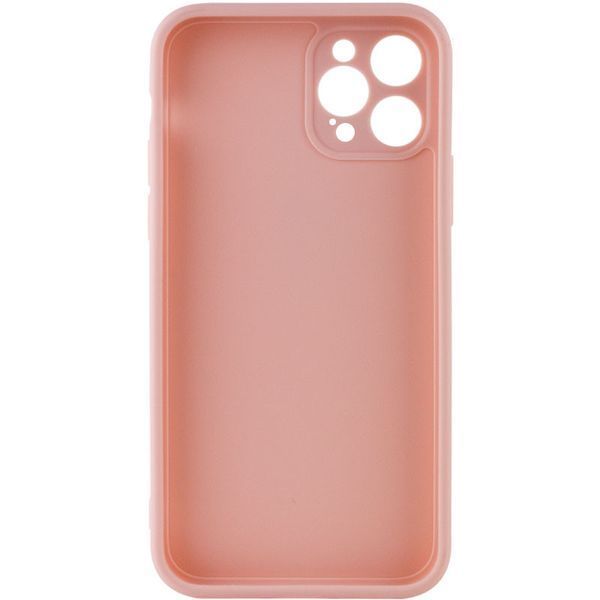 Силіконовий чохол Candy Full Camera для Apple iPhone 12 Pro Max (6.7") Рожевий / Pink Sand 205963 фото