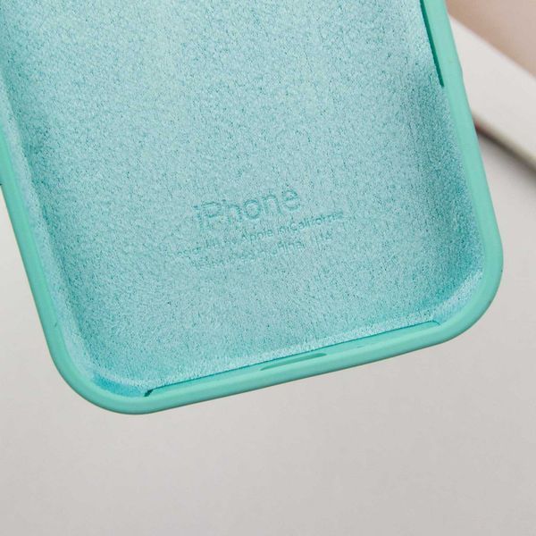 Чохол Silicone Case Full Protective (AA) для Apple iPhone 16 (6.1") Бірюзовий / Marine Green 319353 фото