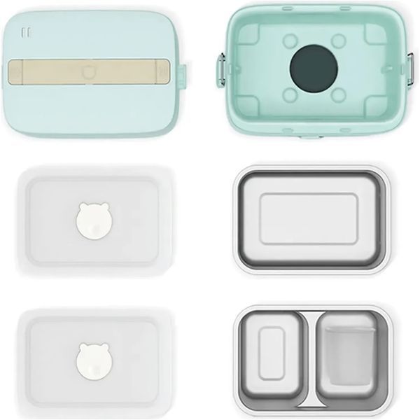 Ланч-бокс Підігрівом Xiaomi Bear Electric Lunch Box 1.2 л (DFH-B12E1) Green 354789 фото