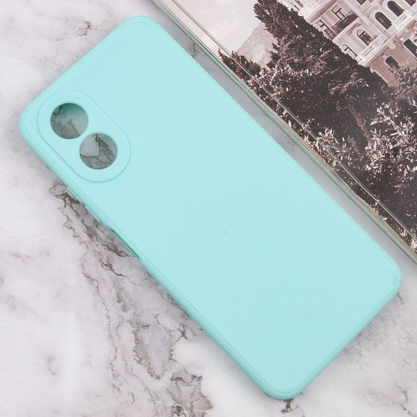 Силіконовий чохол Candy Full Camera для Oppo A38 / A18 Бірюзовий / Turquoise 286340 фото