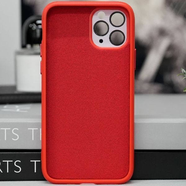 Чохол TPU+Glass Sapphire Midnight with MagSafe для Apple iPhone 13 Pro Max (6.7") Червоний / Red 277004 фото