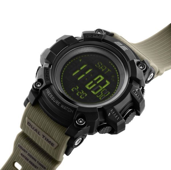 Тактичний годинник 2E Armor GT Army Green з компасом та крокоміром (2E-TCW20ARGN) 364439 фото