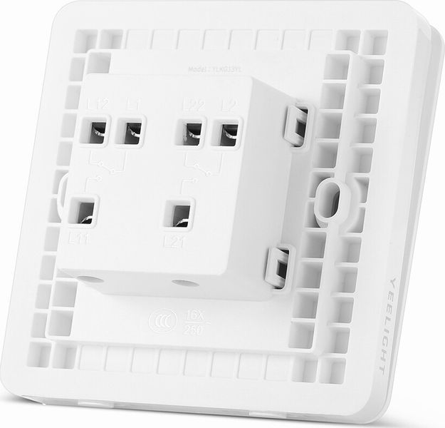 Умный выключатель Yeelight Flex Switch two gang (YLKG13YL) 320012 фото
