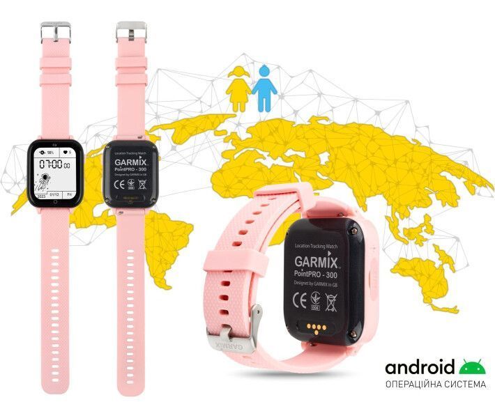 Смарт-годинник Для дітей GARMIX PointPRO-300 4G PINK Рожевий 282380 фото