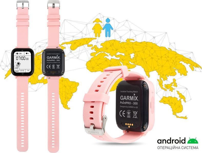 Смарт-годинник Для дітей GARMIX PointPRO-300 4G PINK Рожевий 282380 фото