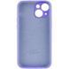Чохол Silicone Case Full Camera Protective (AA) для Apple iPhone 15 Plus (6.7") Бузковий / Dasheen / PVH 307998 фото 2