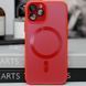 Чохол TPU+Glass Sapphire Midnight with MagSafe для Apple iPhone 13 Pro Max (6.7") Червоний / Red 277004 фото 2