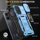 Ударостійкий чохол Camshield Army Ring для Xiaomi Redmi 13C / Poco C65 Блакитний / Light Blue 315906 фото 8