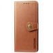 Шкіряний чохол книжка GETMAN Gallant (PU) для Xiaomi Redmi Note 9s / Note 9 Pro / Note 9 Pro Max Коричневий 285416 фото 1