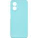Силіконовий чохол Candy Full Camera для Oppo A38 / A18 Бірюзовий / Turquoise 286340 фото 1