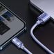 Кабель Baseus Crystal Shine Series Fast Charging Data USB кабель USB To IP 2.4A 1.2m (CAJY000001) Black 255220 фото 5