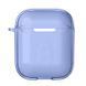 Футляр TPU Colorful для навушників Airpods 1/2 Blue 380100 фото 2