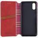 Шкіряний чохол-книжка GETMAN Cubic (PU) для Apple iPhone X / XS (5.8") Червоний 398551 фото 3