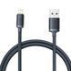 Кабель Baseus Crystal Shine Series Fast Charging Data USB кабель USB To IP 2.4A 1.2m (CAJY000001) Black 255220 фото 1