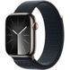 Смарт-годинник Apple Watch Series 9 GPS + LTE 45mm Graphite Stainless Steel Case With Midnight Sport Loop MRQN3/MT593 286228 фото 1