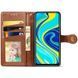 Шкіряний чохол книжка GETMAN Gallant (PU) для Xiaomi Redmi Note 9s / Note 9 Pro / Note 9 Pro Max Коричневий 285416 фото 2