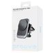 Автомобільний тримач З бездротовою зарядкою Proove Square Magnetic PRO 15W (WHSP15010004) Metal Gray 287175 фото 4