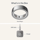 Смарт-кільце Oura Ring 4 Brushed Silver Size 10 (JZ90-54220-10) 410052 фото 4