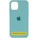 Чохол Silicone Case Full Protective (AA) для Apple iPhone 16 (6.1") Бірюзовий / Marine Green 319353 фото 1