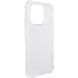 TPU чохол GETMAN Ease logo посилені кути для Apple iPhone 16 Pro (6.3") Безбарвний (прозорий) 317530 фото 4