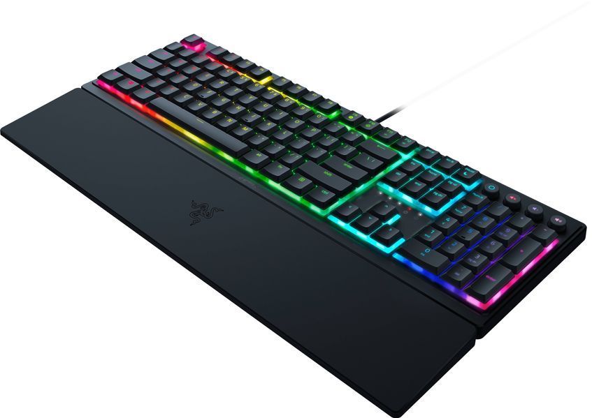 Клавіатура механічна Razer Ornata V3 104key, Mecha-Membrane Switch, USB-A, EN/UK, RGB, чорний (RZ03-04462100-R371) 375700 фото