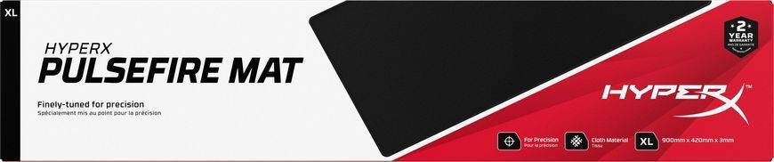 Ігрова поверхня HyperX Pulsefire Mat, XL (900x420x3мм), чорний (4Z7X5AA) 366932 фото