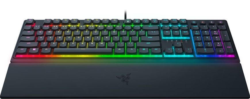 Клавіатура механічна Razer Ornata V3 104key, Mecha-Membrane Switch, USB-A, EN/UK, RGB, чорний (RZ03-04462100-R371) 375700 фото